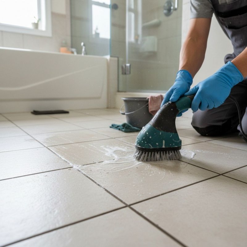 Grout Scrubbing detail